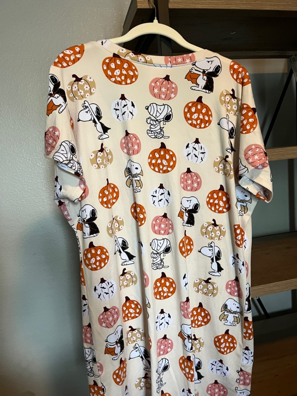 munki munki Snoopy Pumpkin Print Night gown - Picture 3 of 3